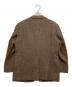 J.PRESS (ジェイプレス) Harris Tweed (ハリスツイード) エルボーパッチ ツイードジャケット ブラウン サイズ:A4：8000円