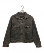 BURBERRY BLUE LABELバーバリー ブルー レーベル）の古着「裏ブランケットデニムジャケット」｜ブラック