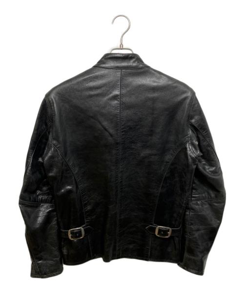 Freeclom（フリークロム）Freeclom (フリークロム) ゴートレザージャケット ブラック サイズ:Mの古着・服飾アイテム