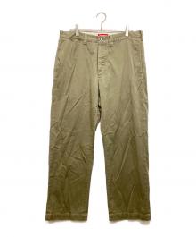 SUPREME（シュプリーム）の古着「Pin up Chino pant」｜カーキ