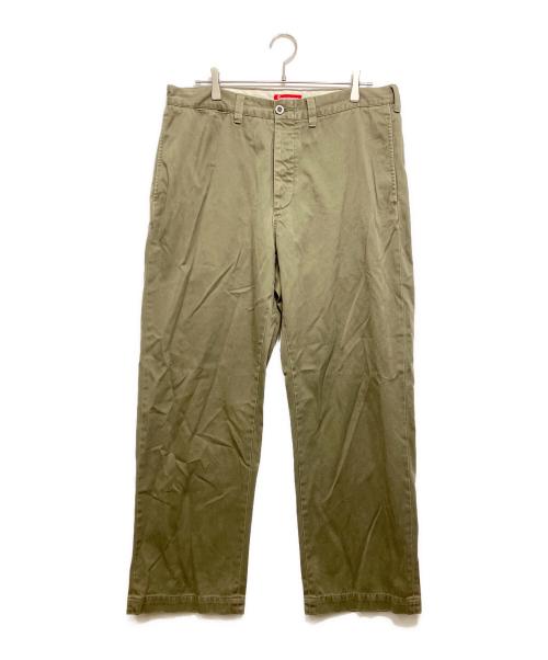SUPREME（シュプリーム）SUPREME (シュプリーム) Pin up Chino pant カーキ サイズ:34の古着・服飾アイテム