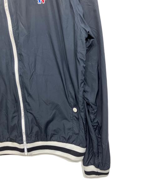 maison kitsune（メゾンキツネ）MAISON KITSUNE (メゾンキツネ) ナイロントラックジャケット ネイビー サイズ:Sの古着・服飾アイテム