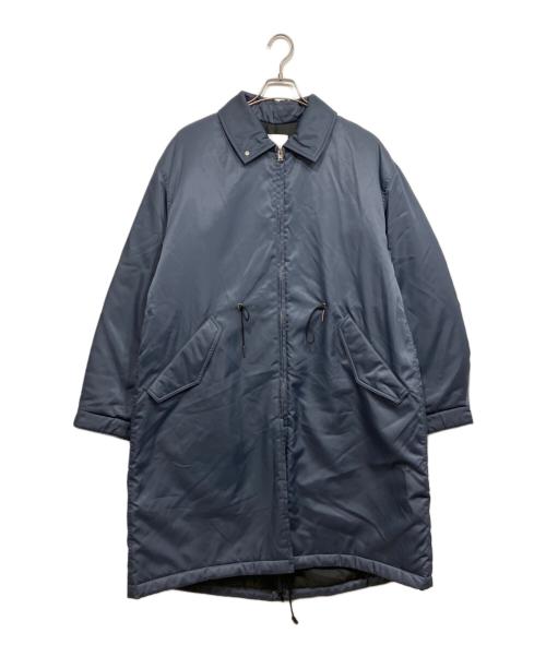 CINOH（チノ）CINOH (チノ) STUDIOUS (ステュディオス) 別注 NYRON LONG COAT ネイビー サイズ:38の古着・服飾アイテム