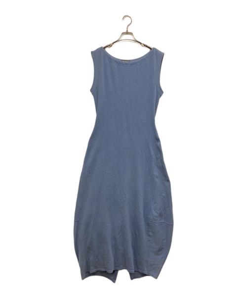 ISSEY MIYAKE（イッセイミヤケ）ISSEY MIYAKE (イッセイミヤケ) スウェットワンピース ブルー サイズ:Mの古着・服飾アイテム