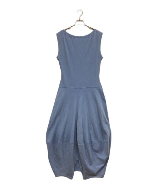 ISSEY MIYAKE（イッセイミヤケ）ISSEY MIYAKE (イッセイミヤケ) スウェットワンピース ブルー サイズ:Mの古着・服飾アイテム
