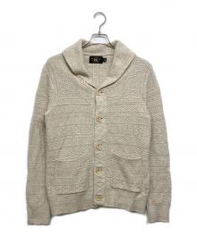 RRL（ダブルアールエル）の古着「コットンシルク アランショールカラーカーディガン」｜アイボリー