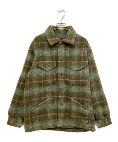 PENDLETON（ペンドルトン）PENDLETON (ペンドルトン) BEAMS (ビームス) 別注CPO JACKET グリーン サイズ:Lの古着・服飾アイテム