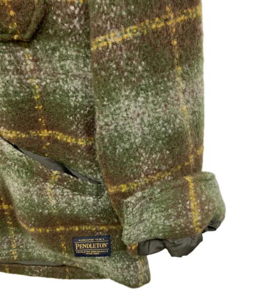 PENDLETON（ペンドルトン）PENDLETON (ペンドルトン) BEAMS (ビームス) 別注CPO JACKET グリーン サイズ:Lの古着・服飾アイテム