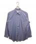 COMME des GARCONS SHIRT（コムデギャルソンシャツ）の古着「コットンストライプレギュラーカラーシャツ」｜ブルー
