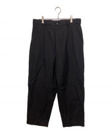 COMME des GARCONS HOMME（コムデギャルソン オム）の古着「1Pスラックスパンツ」｜ブラック