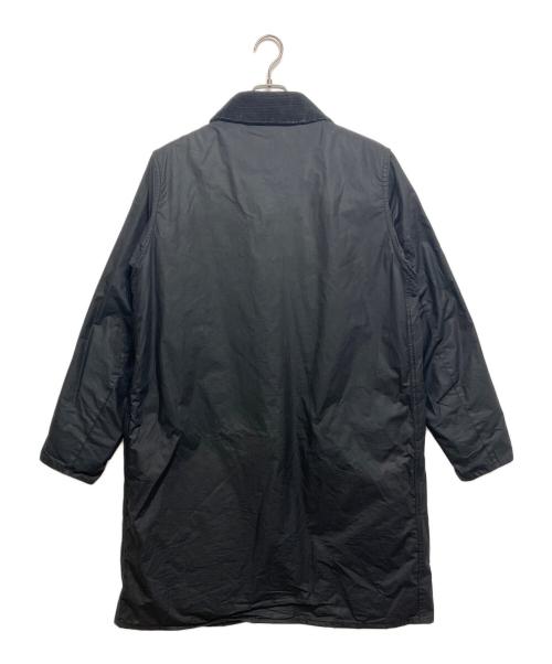 Barbour（バブアー）Barbour (バブアー) AURALEE (オーラリー) スタイリスト私物 (スタイリストシブツ) SL BORDER オイルドコート ブラック サイズ:40の古着・服飾アイテム