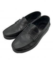 PARABOOT（パラブーツ）の古着「デッキローファー」｜ブラック