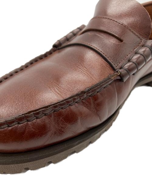 PARABOOT（パラブーツ）PARABOOT (パラブーツ) コインローファー ブラウン サイズ:8 1/2の古着・服飾アイテム