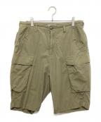 nonnativeノンネイティブ）の古着「TROOPER SHORTS COTTON RIPSTOP OVERDYED」｜カーキ
