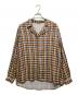 AURALEE（オーラリー）の古着「GIZA LIGHT WEIGHT DOUBLE-CLOTH P/O SHIRTS」｜グリーン×ピンク