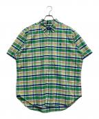 POLO RALPH LAURENポロ・ラルフローレン）の古着「オーバーサイズチェックシャツ」｜グリーン