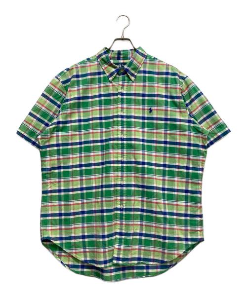 POLO RALPH LAUREN（ポロ・ラルフローレン）POLO RALPH LAUREN (ポロ・ラルフローレン) オーバーサイズチェックシャツ グリーン サイズ:XLの古着・服飾アイテム