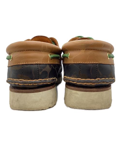 A BATHING APE（アベイシングエイプ）A BATHING APE (アベイシングエイプ) Timberland (ティンバーランド) 3-eye Boat Shoe ベージュ サイズ:27の古着・服飾アイテム