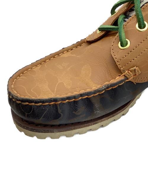 A BATHING APE（アベイシングエイプ）A BATHING APE (アベイシングエイプ) Timberland (ティンバーランド) 3-eye Boat Shoe ベージュ サイズ:27の古着・服飾アイテム