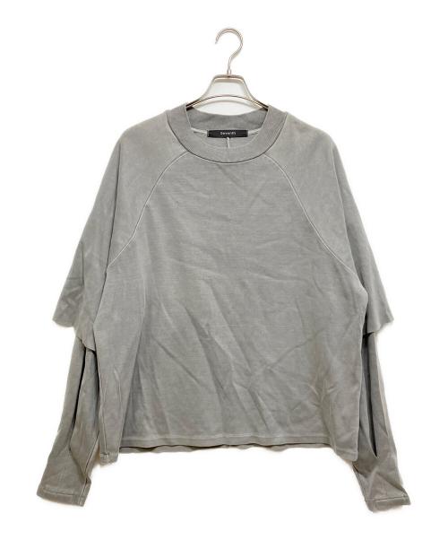 SEVENTH（セブンス）Seventh (セブンス) RAGLAN LAYERED LONGSLEEVE TEE グレー サイズ:Sの古着・服飾アイテム