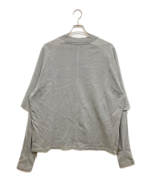 SEVENTH（セブンス）Seventh (セブンス) RAGLAN LAYERED LONGSLEEVE TEE グレー サイズ:Sの古着・服飾アイテム