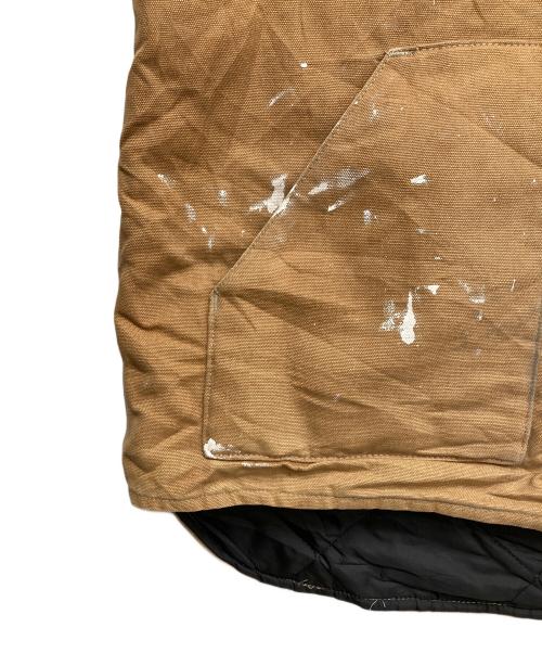 CarHartt（カーハート）CarHartt (カーハート) ダックワークベスト ブラウン サイズ:XLの古着・服飾アイテム