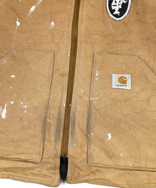 CarHartt（カーハート）CarHartt (カーハート) ダックワークベスト ブラウン サイズ:XLの古着・服飾アイテム
