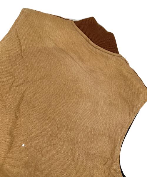 CarHartt（カーハート）CarHartt (カーハート) ダックワークベスト ブラウン サイズ:XLの古着・服飾アイテム
