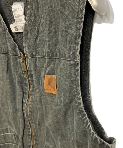 CarHartt（カーハート）CarHartt (カーハート) ボアライナーダックベスト モスグリーン サイズ:Mの古着・服飾アイテム