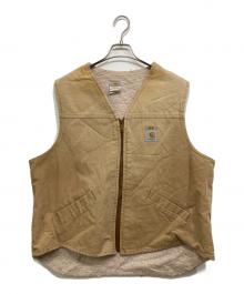CarHartt（カーハート）の古着「ボアライナーダックベスト」｜ベージュ