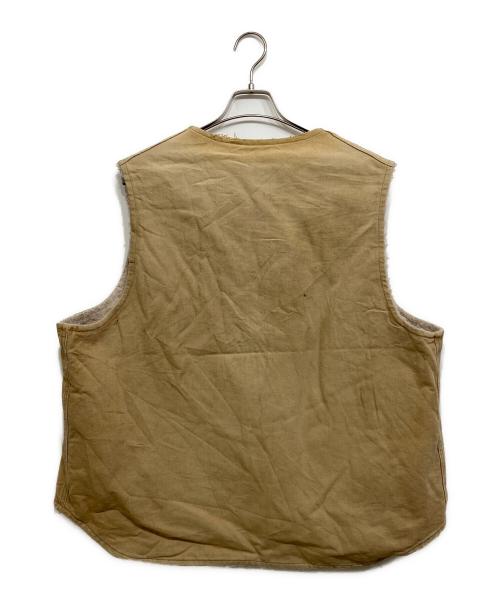 CarHartt（カーハート）CarHartt (カーハート) ボアライナーダックベスト ベージュ サイズ:2XLの古着・服飾アイテム