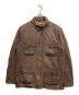 Barbour（バブアー）の古着「オイルドフィールドジャケット」｜ブラウン