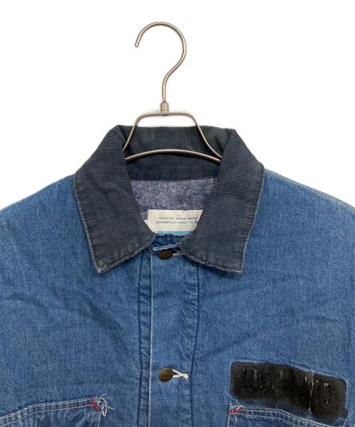 Sears（シアーズ）Sears (シアーズ) 裏ブランケットデニムカバーオール インディゴ サイズ:Lの古着・服飾アイテム