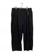 GRAMICCI×Bshopグラミチ×ビショップ）の古着「別注 2タックワイドテーパードパンツ」｜ブラック