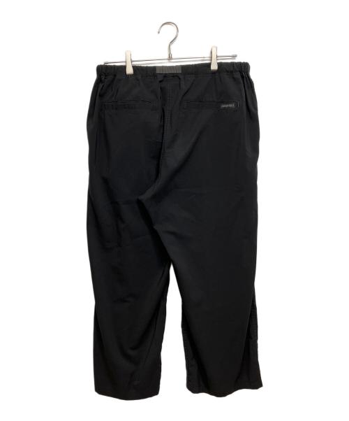 GRAMICCI（グラミチ）GRAMICCI (グラミチ) Bshop (ビショップ) 別注 2タックワイドテーパードパンツ ブラック サイズ:XLの古着・服飾アイテム