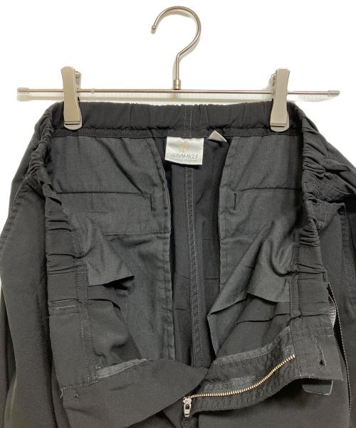 GRAMICCI（グラミチ）GRAMICCI (グラミチ) Bshop (ビショップ) 別注 2タックワイドテーパードパンツ ブラック サイズ:XLの古着・服飾アイテム
