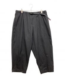 GRAMICCI（グラミチ）の古着「WOOL LIKE WIDE TAPERED PANT」｜ブラック