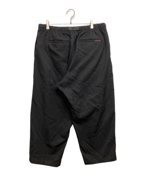 GRAMICCI（グラミチ）GRAMICCI (グラミチ) WOOL LIKE WIDE TAPERED PANT ブラック サイズ:XLの古着・服飾アイテム