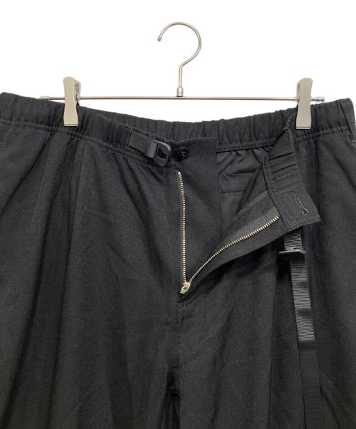 GRAMICCI（グラミチ）GRAMICCI (グラミチ) WOOL LIKE WIDE TAPERED PANT ブラック サイズ:XLの古着・服飾アイテム