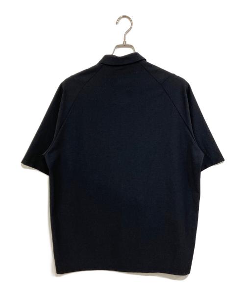 teatora（テアトラ）TEATORA (テアトラ) CAPSULESNAP POLO SHIRT GC ブラック サイズ:4の古着・服飾アイテム