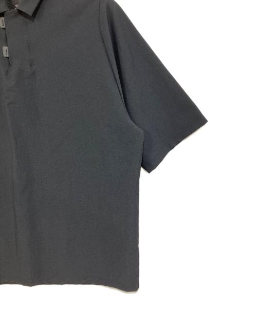teatora（テアトラ）TEATORA (テアトラ) CAPSULESNAP POLO SHIRT GC ブラック サイズ:4の古着・服飾アイテム
