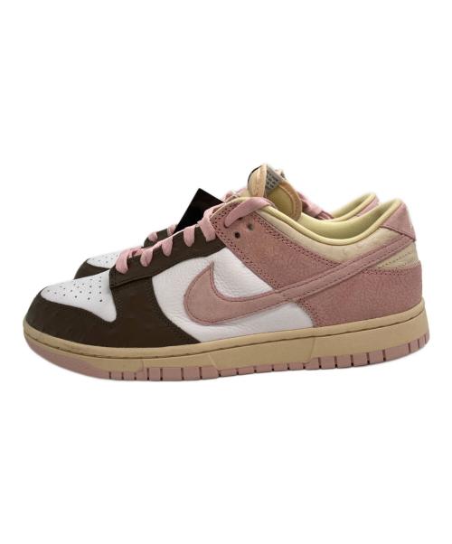 NIKE（ナイキ）NIKE (ナイキ) DUNK LOW BY YOU ピンク×ブラウン サイズ:US8.5 未使用品の古着・服飾アイテム