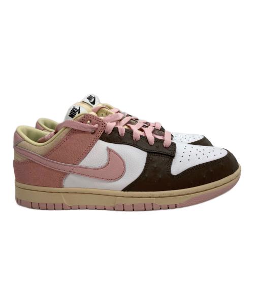 NIKE（ナイキ）NIKE (ナイキ) DUNK LOW BY YOU ピンク×ブラウン サイズ:US8.5 未使用品の古着・服飾アイテム