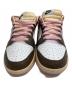 中古・古着 NIKE (ナイキ) DUNK LOW BY YOU ピンク×ブラウン サイズ:US8.5 未使用品：8000円