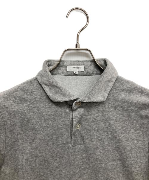 MACKINTOSH PHILOSOPHY（マッキントッシュ フィロソフィー）MACKINTOSH PHILOSOPHY (マッキントッシュ フィロソフィー) .S/Sポロシャツ グレー サイズ:40の古着・服飾アイテム