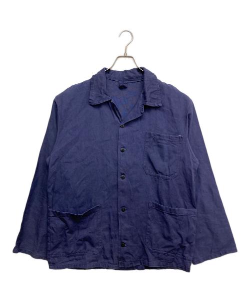 古着（フルギ）古着 (フルギ) フレンチワークジャケット ネイビー サイズ:無しの古着・服飾アイテム