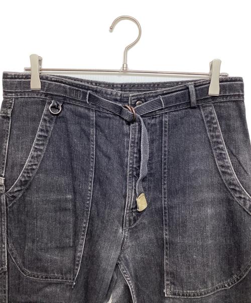 COLIMBO（コリンボ）COLIMBO (コリンボ) ニータックデニムパンツ ブラック サイズ:Mの古着・服飾アイテム