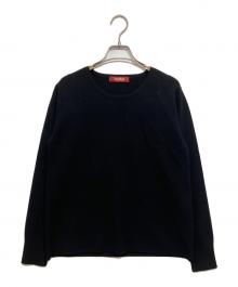 Max Mara Studio（マックスマーラ ストゥディオ）の古着「クルーネックニット」｜ブラック