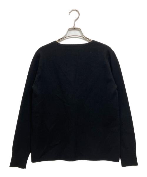 Max Mara Studio（マックスマーラ ストゥディオ）Max Mara Studio (マックスマーラ ストゥディオ) クルーネックニット ブラック サイズ:Ｍの古着・服飾アイテム