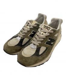 NEW BALANCE（ニューバランス）の古着「990V2 "Olive Suede"」｜カーキ
